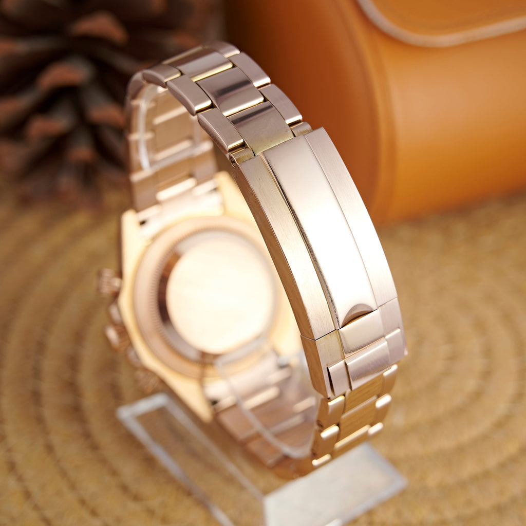 SEITONA ROSE GOLD BLACK DIAL