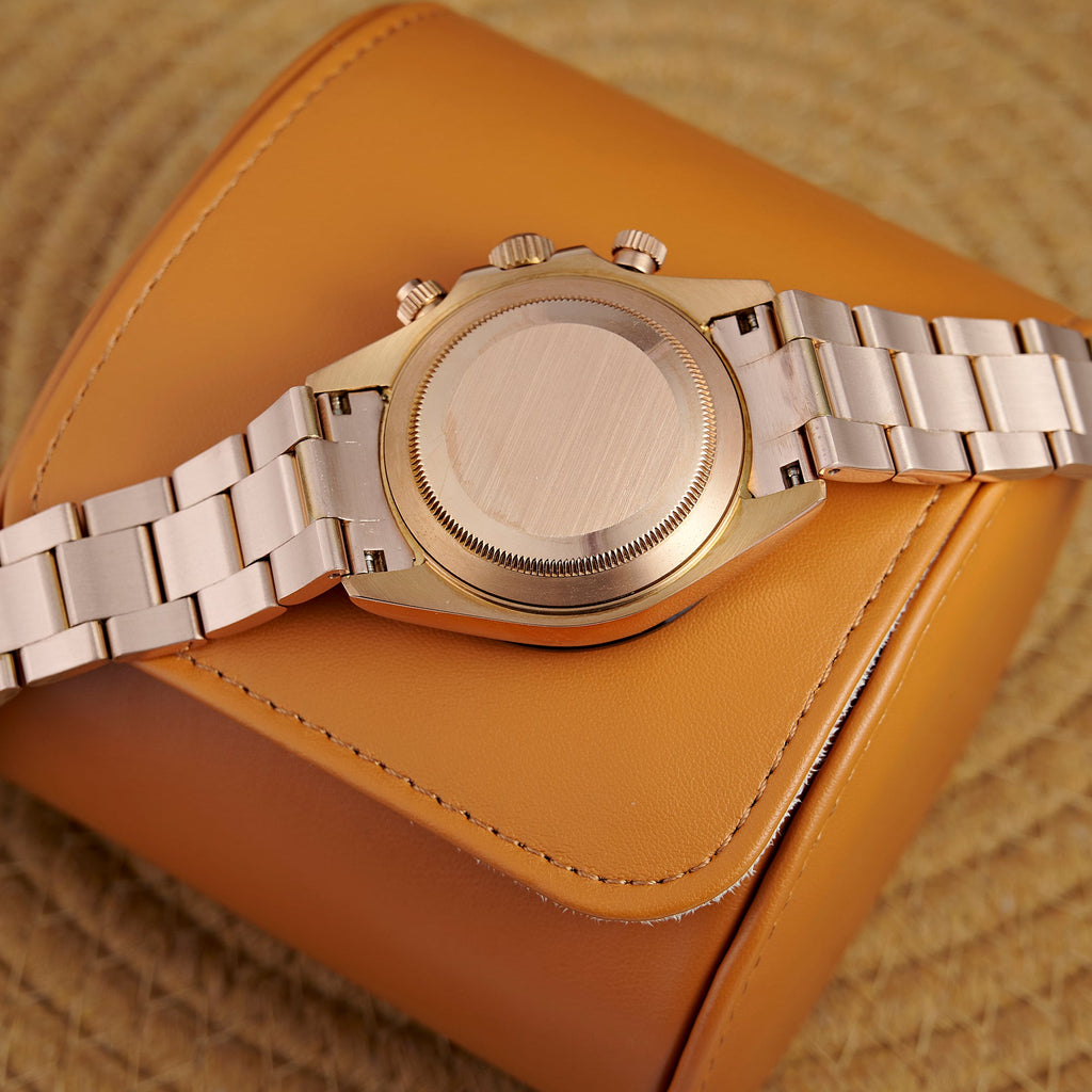 SEITONA ROSE GOLD BLACK DIAL