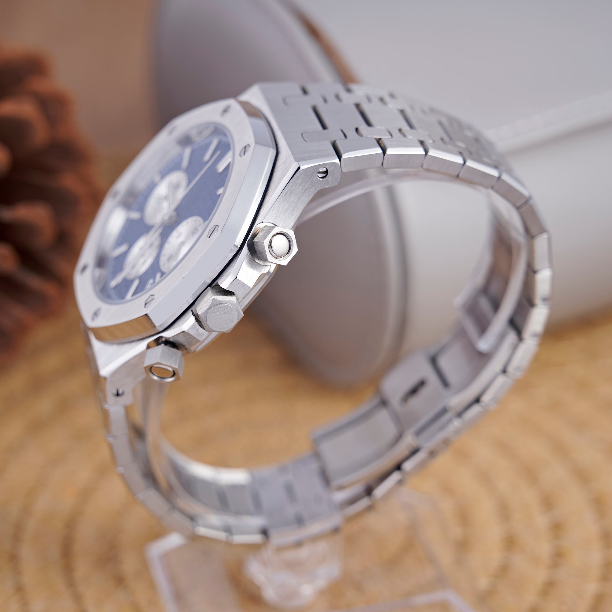 SEIKOAK SILVER NAVY DIAL