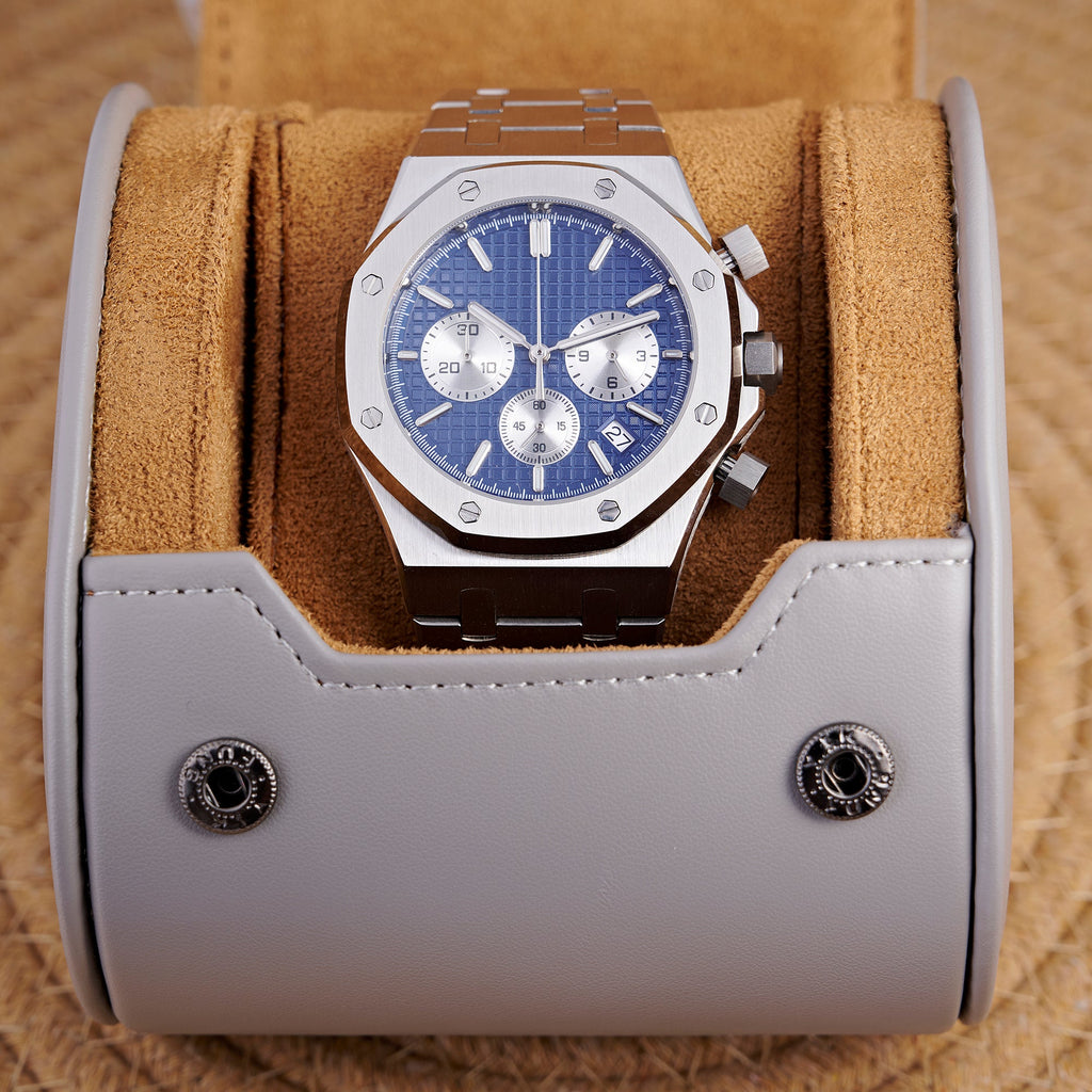 SEIKOAK SILVER NAVY DIAL
