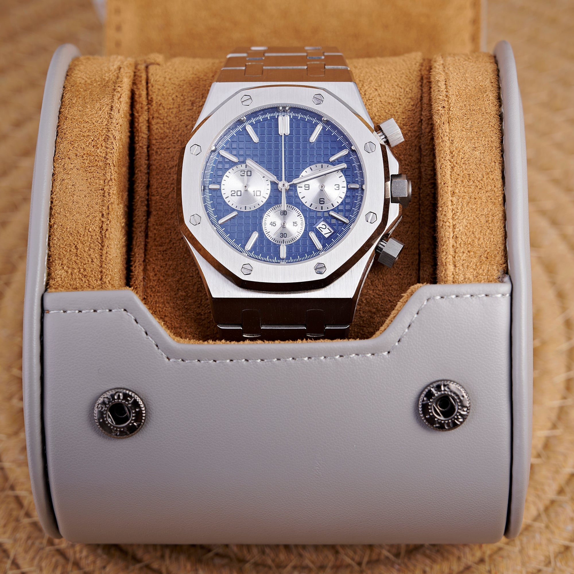 SEIKOAK SILVER NAVY DIAL
