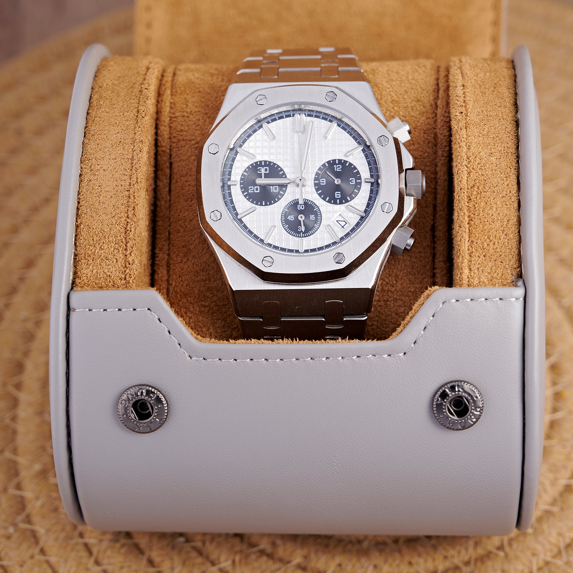 SEIKOAK SILVER WHITE CHRNO