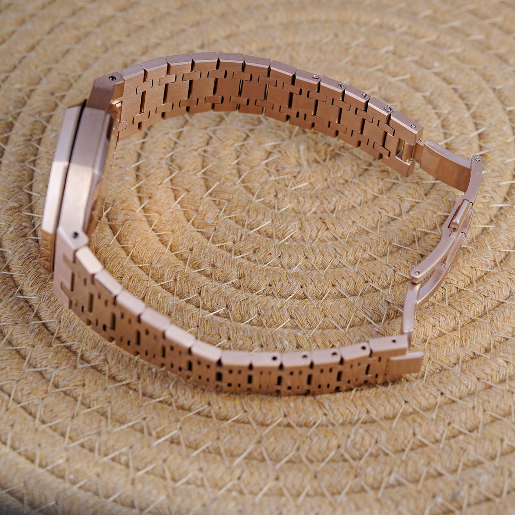 SEIKOAK ROSE GOLD BLUE DIAL