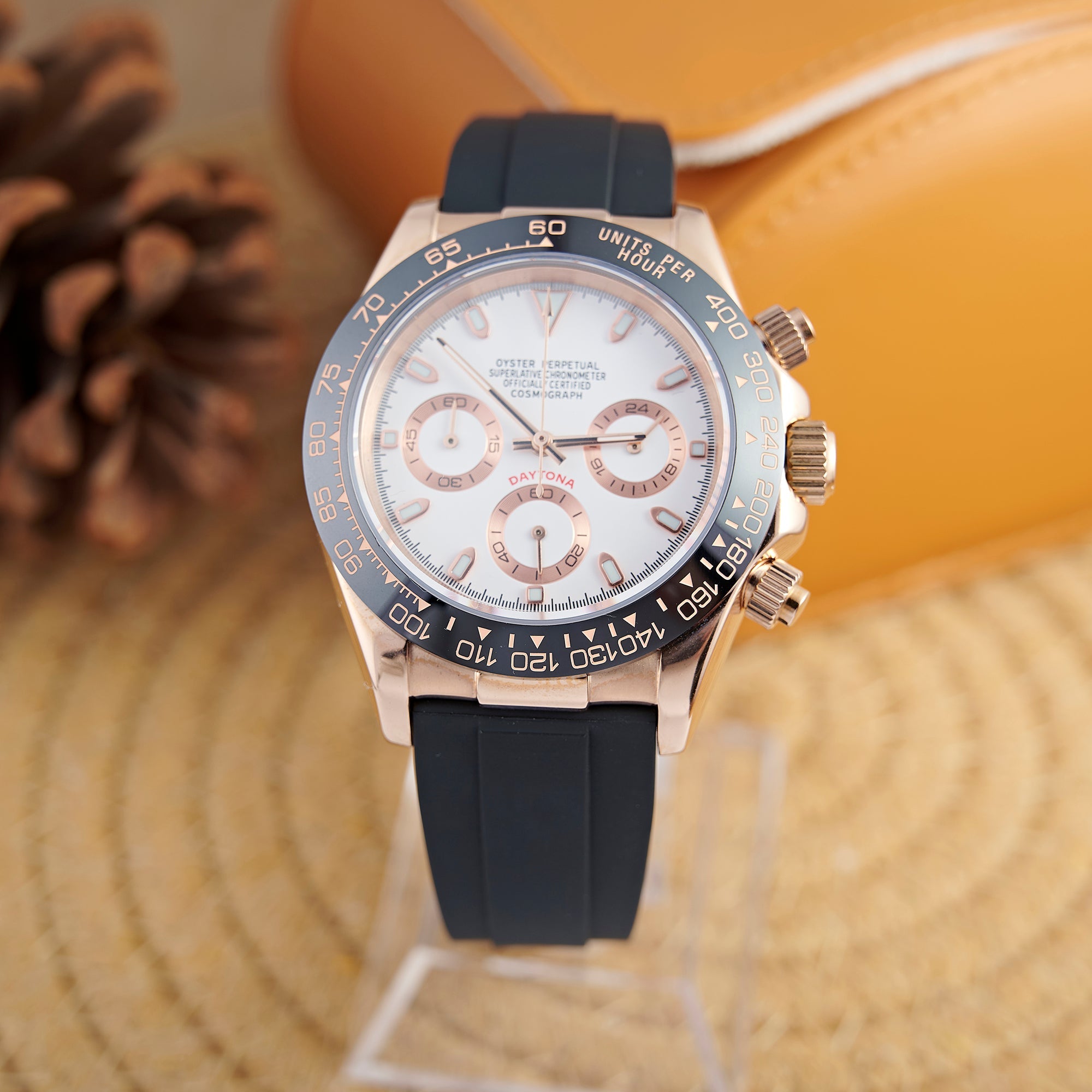 SEITONA TWO TONE ROSE GOLD OYSTER FLEX