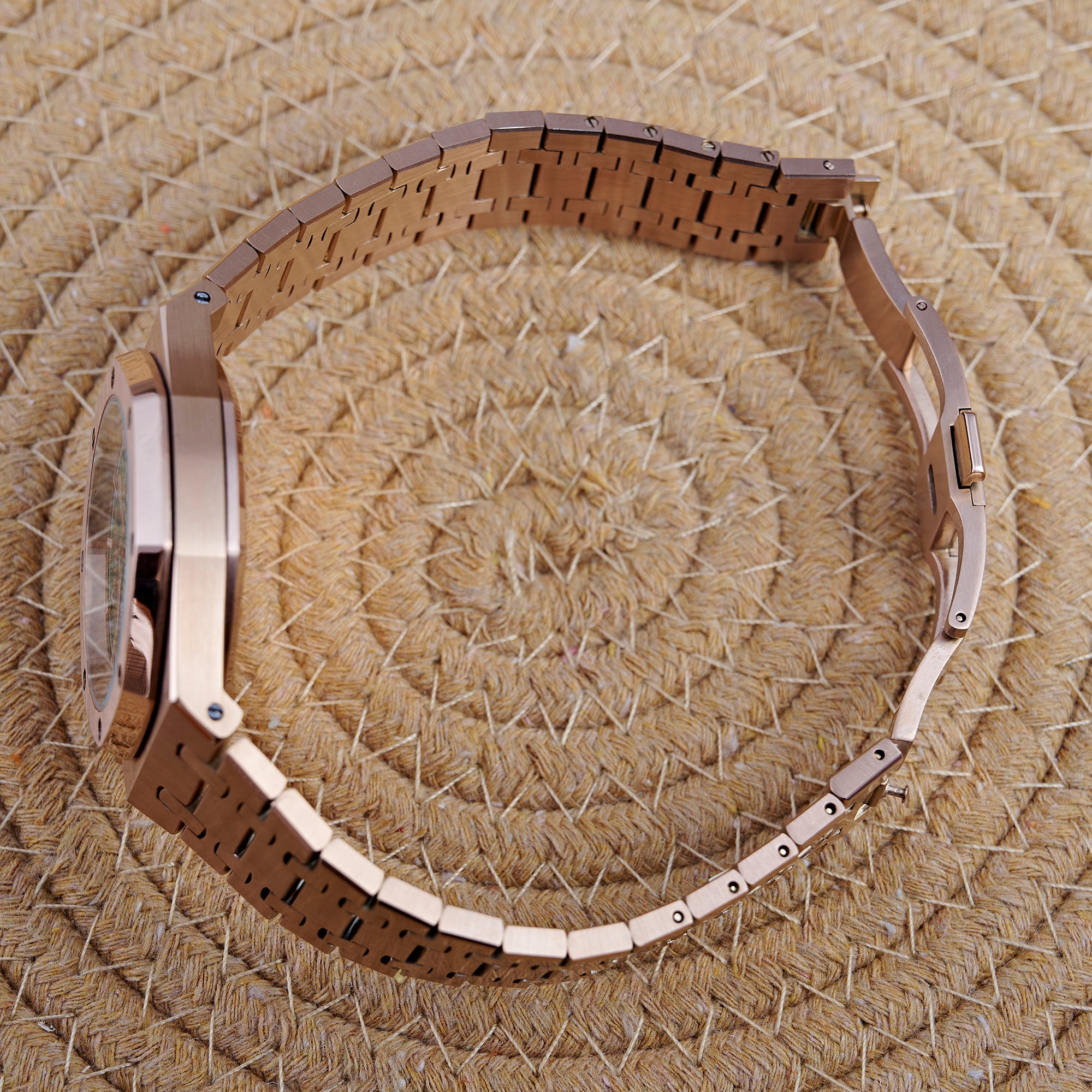 SEIKOAK ROSE GOLD GREEN DIAL
