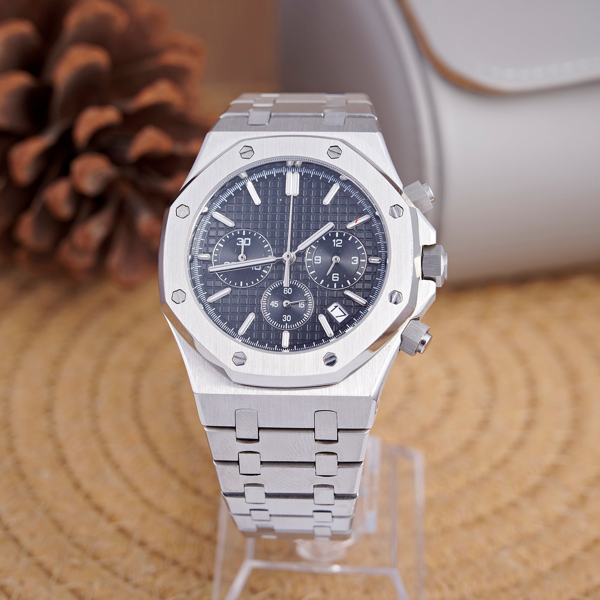 SEIKOAK SILVER AND BLACK