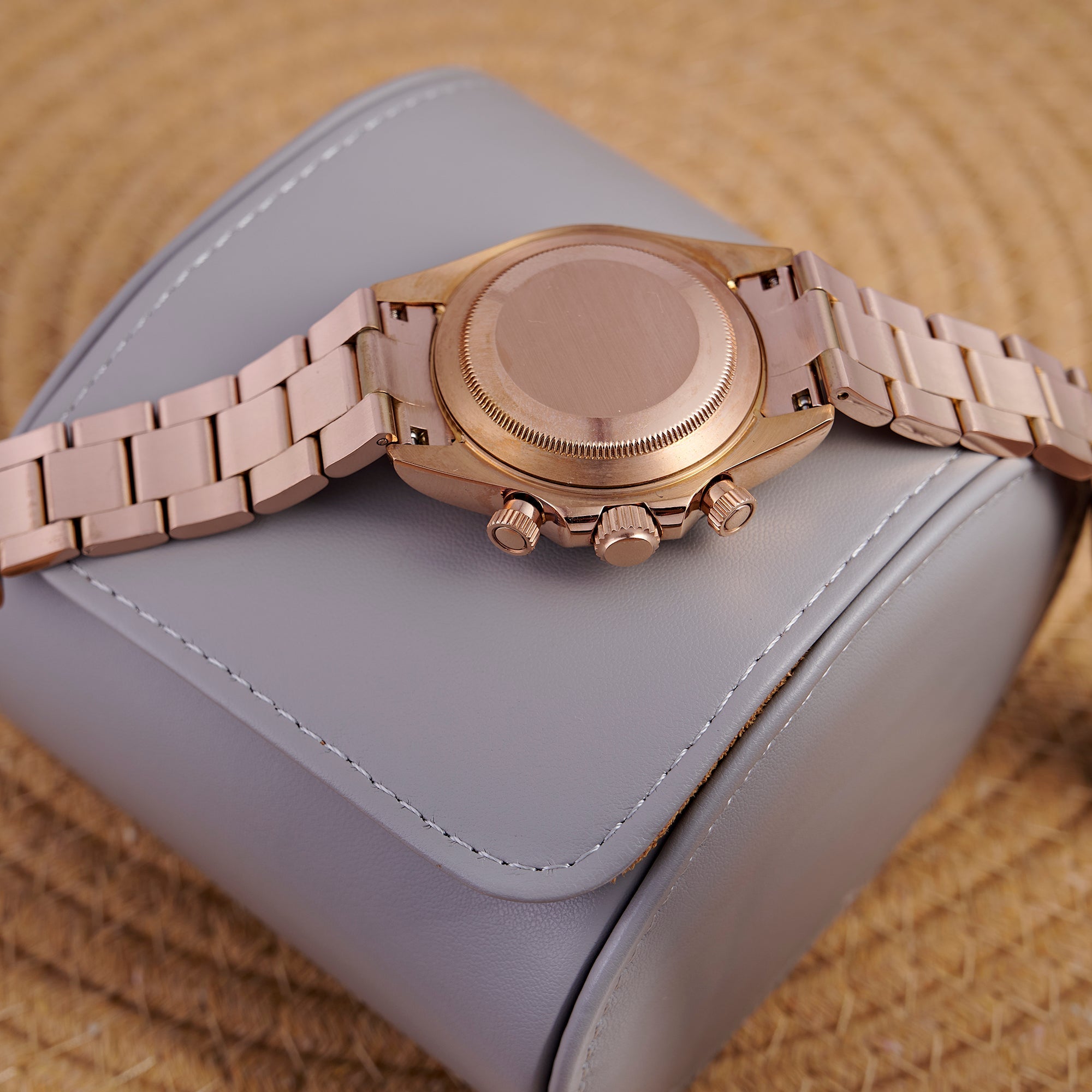 SEITONA ROSE GOLD ON BLACK DIAL