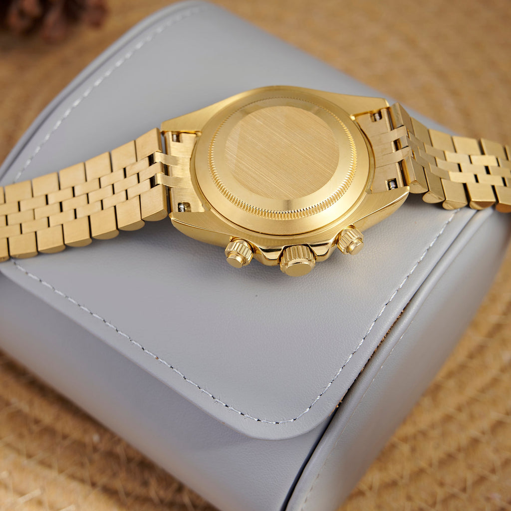 SEITONA GOLD BLACK TRIM DIAMOND DIAL