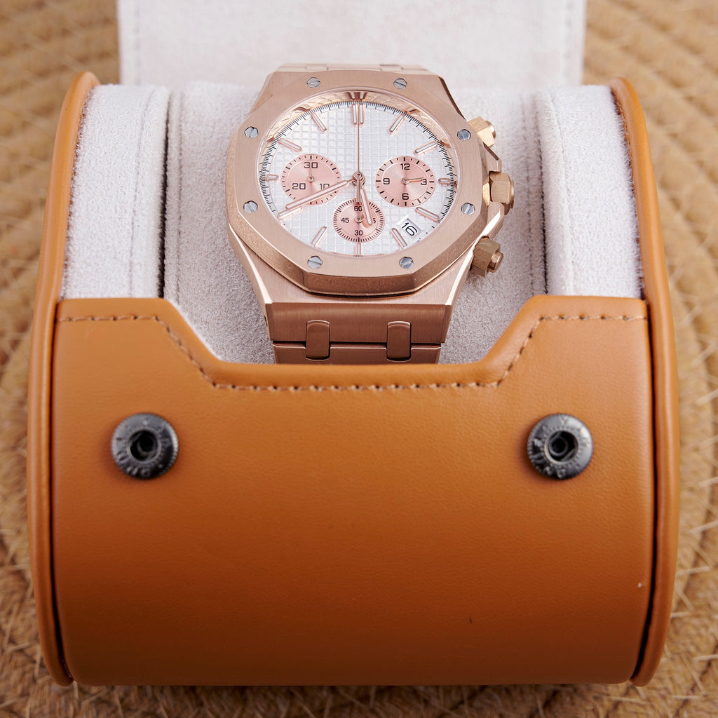 SEIKOAK ROSE GOLD WHITE DIAL