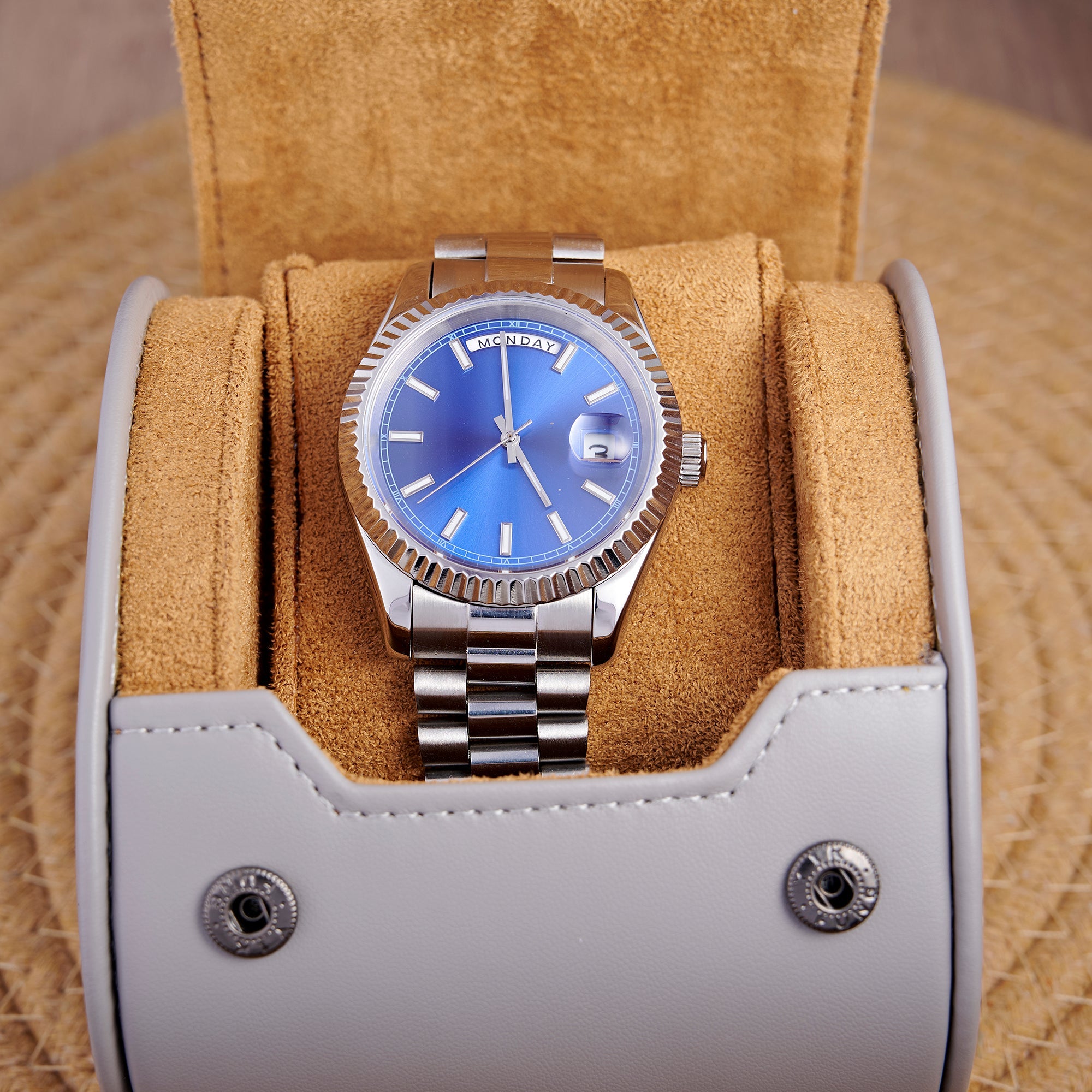 SEIKODAY DATE BLUE