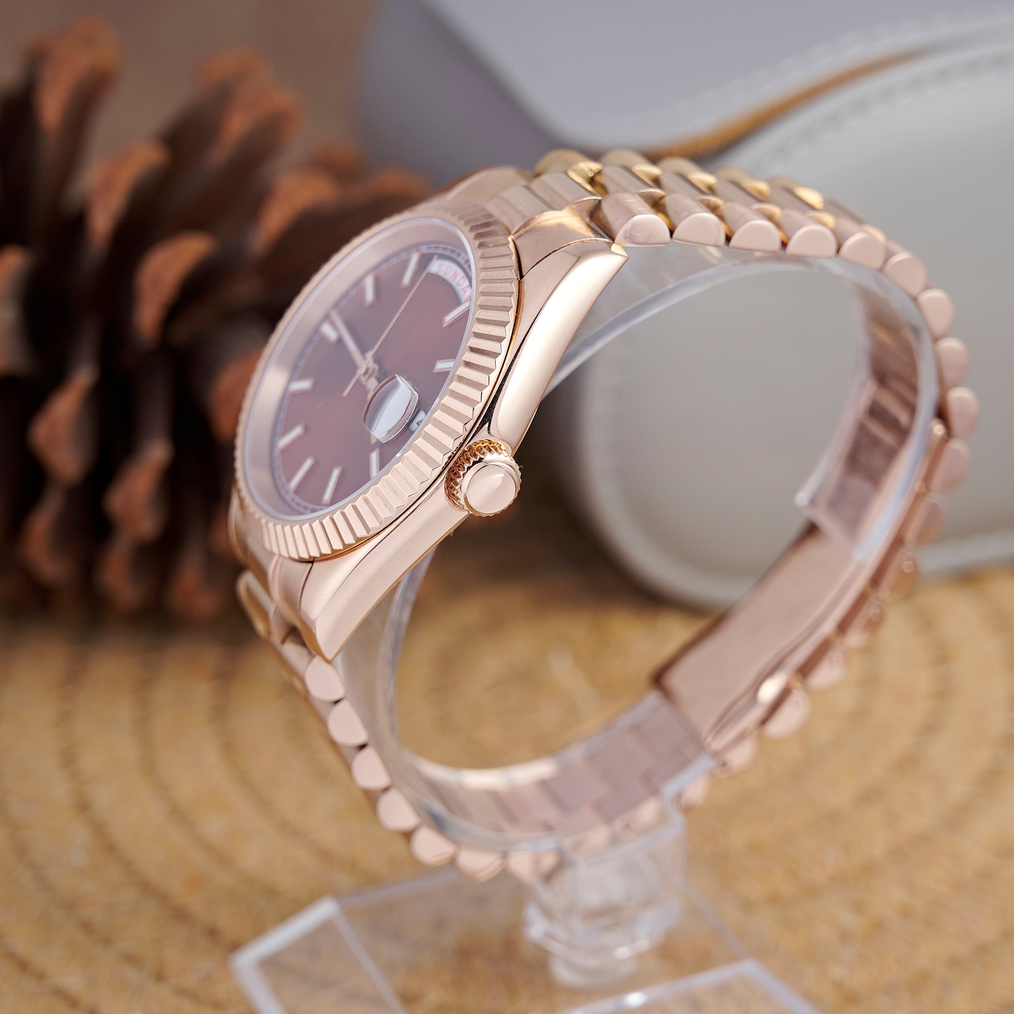 SEIKODAY DATE ROSE GOLD