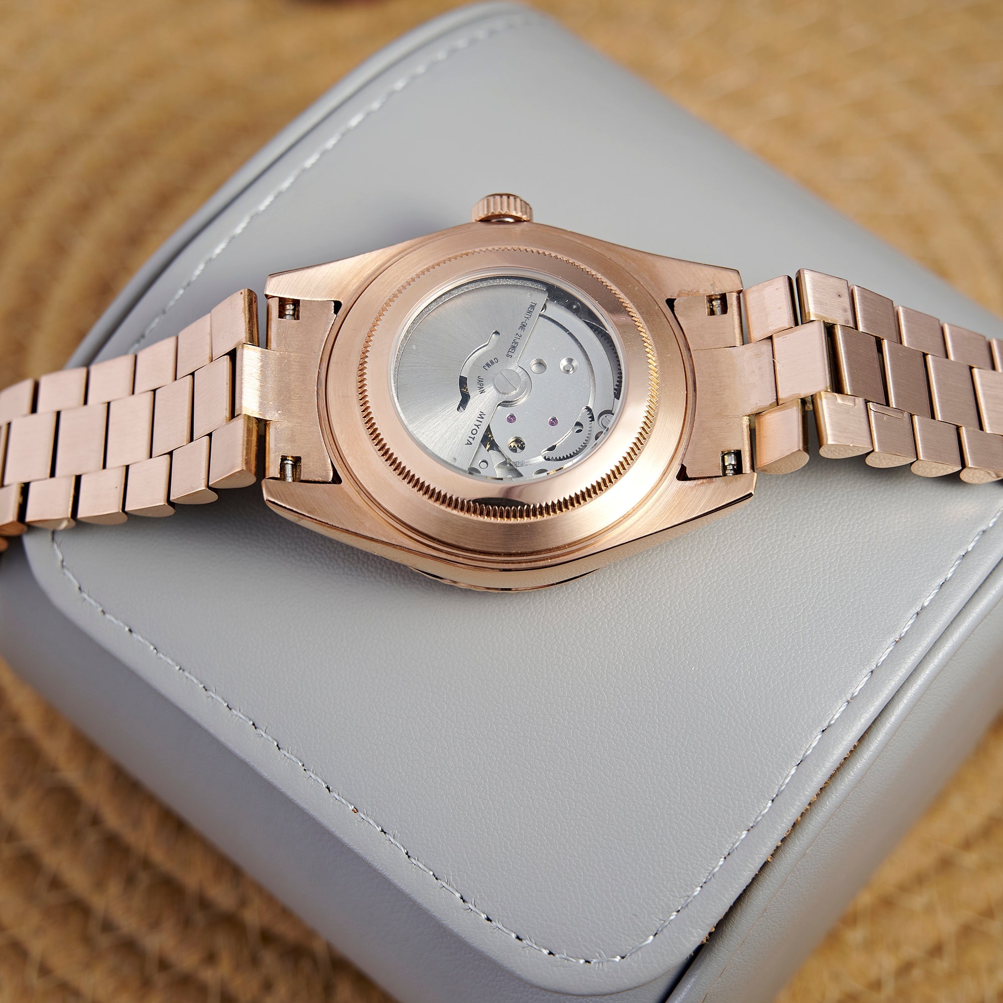 SEIKODAY DATE ROSE GOLD