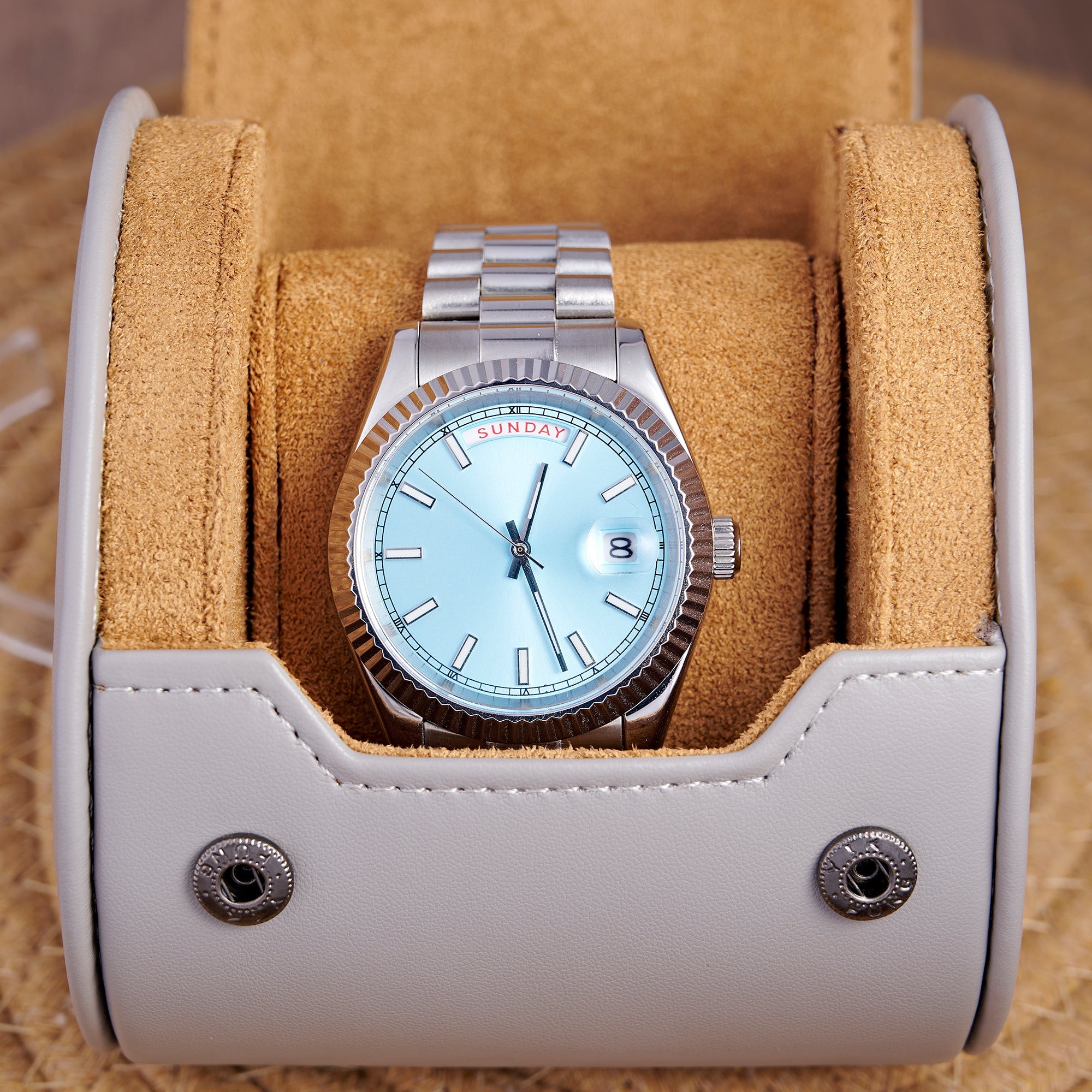 SEIKODAY DATE ICE BLUE