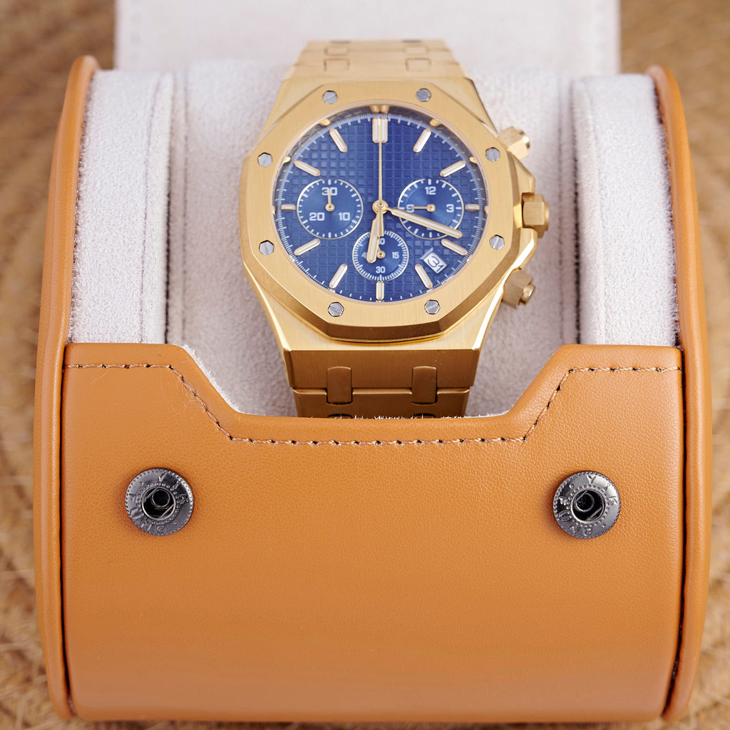 SEIKOAK GOLD BLUE DIAL